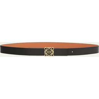 Loewe Anagram reversible leather belt - brown - 85CM