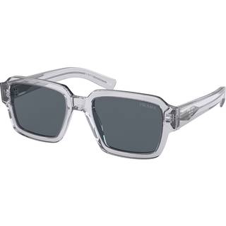 Prada PR 02ZSF Asian Fit U430A9 54 Solbriller Mænd Krystalklar - Transparent Grey - 54mm