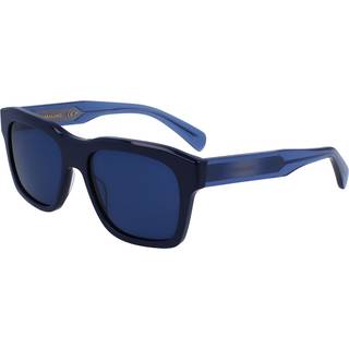 Ferragamo Mand SF1087SN 414 Solbriller Acetat Blå Firkantet Normal Normal
