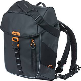 Basil Miles Tarpaulin Cykeltaske 17 liter - Sort/Orange