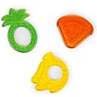 Bright starter Juicy Chews 3 -Pack strukturerede tænder - vandmelon ananas banan - BPA fri unisex 3 måneder