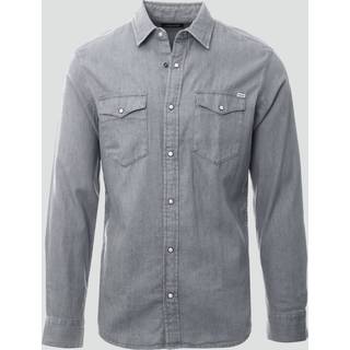 Jack & Jones SHERIDAN SHIRT L/S Light Grey Denim