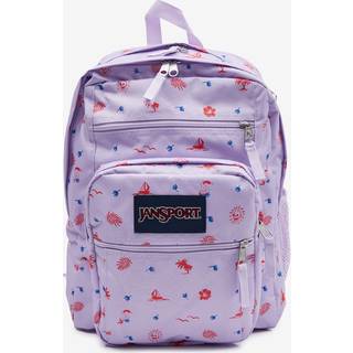 JanSport Big Student Rygsæk I Lys Lilla Med Mønster