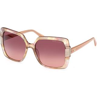 Guess by Marciano Kvinde GM0828 59F Solbriller Acetat Beige Brun Firkantet Normal