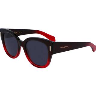 Ferragamo Kvinde SF2007S 615 Solbriller Acetat Rød Normal Normal