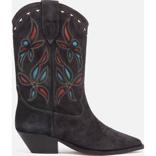 Isabel Marant Duerto suede cowboy boots - black - EU 36