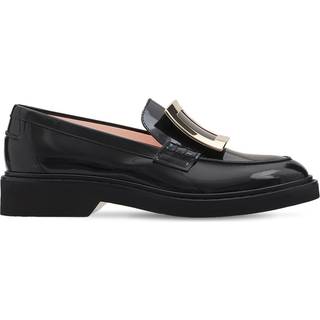 Roger Vivier Viv&#39; Rangers patent leather loafers - black - EU 34