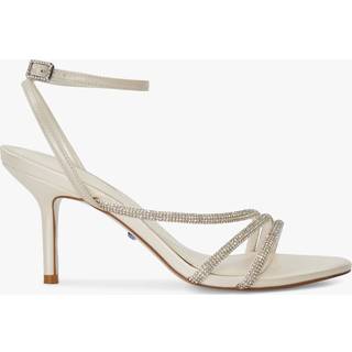 Dune London Dune London Cream Midsummers Bridal Diamanté Strap Sandals