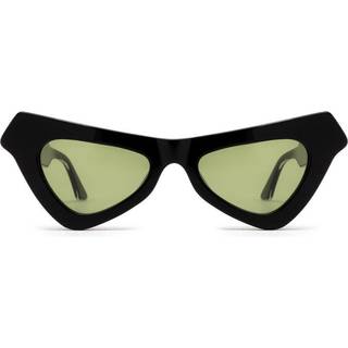 Marni Unisex Fairy Pools Forest TYJ Solbriller Acetat Sort Grøn Cat Eye Normal