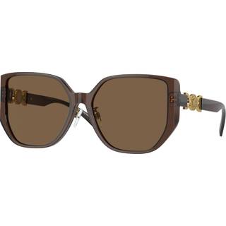 Versace Kvinde VE4449D 541673 Solbriller Acetat Brun Brun Firkantet Normal