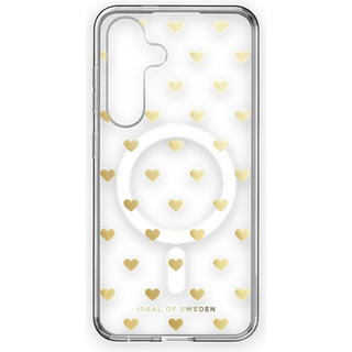 Clear MagSafe Case Golden Hearts