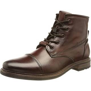 bugatti Herren Stiefeletten braun Glattleder