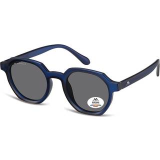 Montana Briller MP62 Polarized MP62D 49 Solbriller Mænd Blue - Matte Dark Blue - 49mm