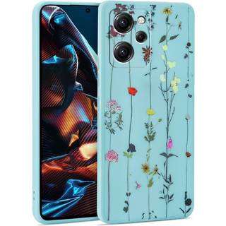 Xiaomi Poco X5 Pro (5G) Tech-Protect Fleksibelt Plastik Bagside Cover - Garden Blue