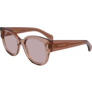 Ferragamo Kvinde SF2007S 260 Solbriller Acetat Nøgen Normal Normal