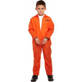 Orange fangedragt 7-9 år