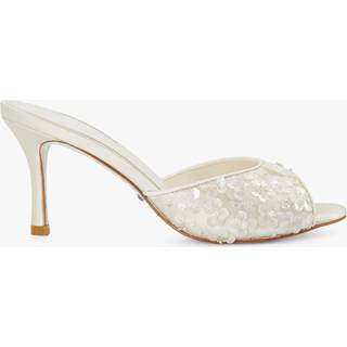 Dune London Dune London Cream Minimoon Bridal Kitten Heel Mules