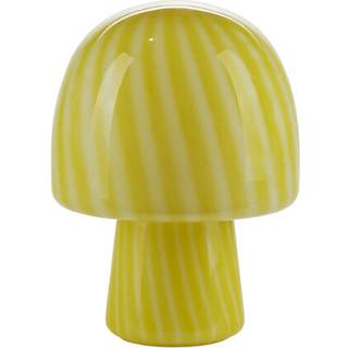 Funghi Lampe, striber gul