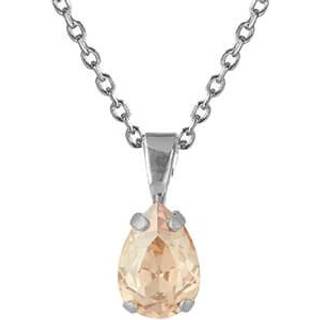 Petite Drop halskæde golden shadow rhodium