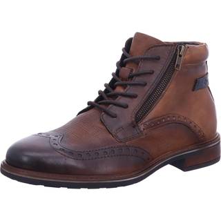 bugatti Herren Schnürboots braun Glattleder