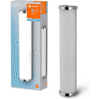 LEDVANCE Væglampe Bathroom Classic Cylinder, dæmpbar, Krom/sølv, Badeværelse, Metal