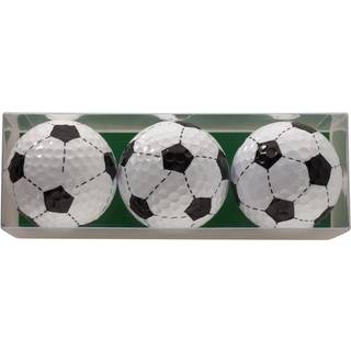 Sportiques Bolde med fodboldmotiv, hvid/sort