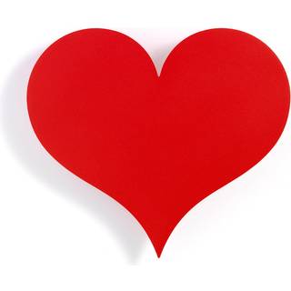 Vitra Metal Wall Relief Skulptur Little Heart/Rød