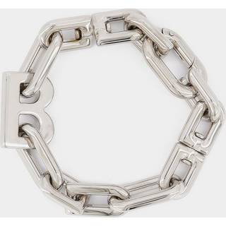 Balenciaga B Chain thin bracelet - silver - M