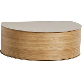 Woud Wallie Væghylde Grå Beige/Eg