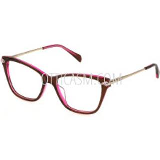 Blumarine Kvinde VBM842S 06LZ Optiske stel Acetat Brun Firkantet