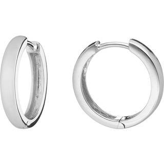 trendor 41587 Creolen für Damen und Herren 925 Silber Ohrringe Ø 18 mm