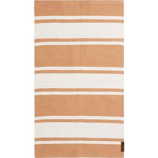 Lexington Organic Striped Cotton gangtæppe 70x130 cm Beige-white