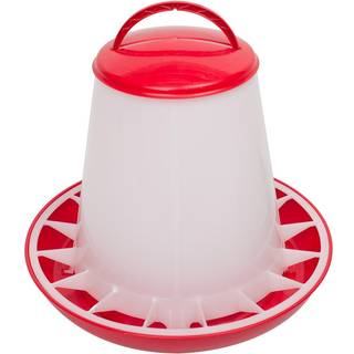 Fodersilo til høns DISKO - Rød - 3kg