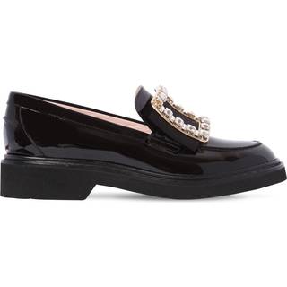 Roger Vivier Viv&#39; Rangers patent leather loafers - black - EU 42
