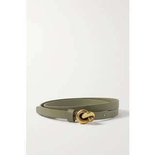 Bottega Veneta Knot leather belt - black - 90CM