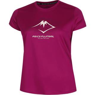 Asics Women's Fujitrail Logo SS Top Blackberry, XS
