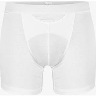 HOM Herren Long Boxer weiß Viskose/Modal unifarben - weiß