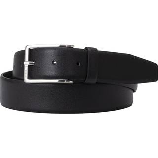 BOSS Black Herren Gürtel schwarz Glattleder