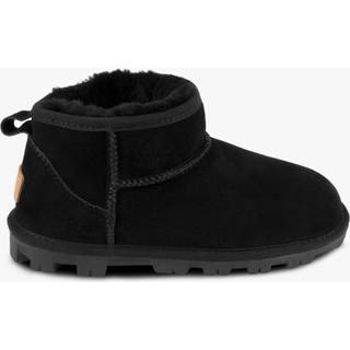 Just Sheepskin Just Sheepskin Black Ladies Mini Grace Sheepskin Boots
