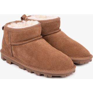 Just Sheepskin Just Sheepskin Brown Ladies Mini Grace Sheepskin Boots