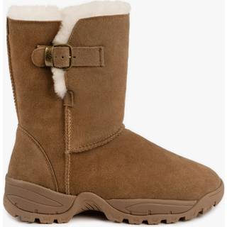 Just Sheepskin Just Sheepskin Brown Ladies Berkshire Mid Boots