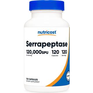 Nutricost – Serrapeptase 120,000 SPU, 120 kapsler