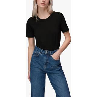 Whistles Double Trim Rosa 100% bomuld T-shirtX-Small