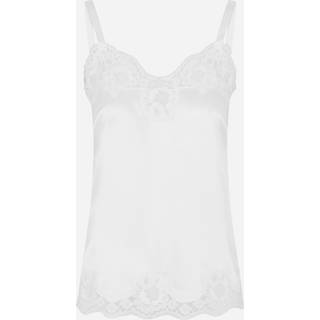Dolce&Gabbana Lace-trimmed satin camisole - white - M