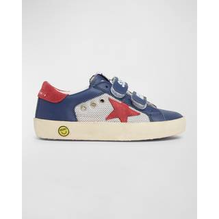 Golden Goose Kids Old School leather sneakers - multicoloured - EU 27