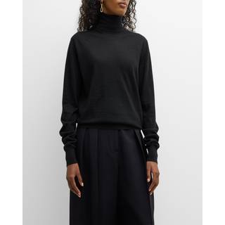 The Row Eva cashmere turtleneck sweater - black - XS