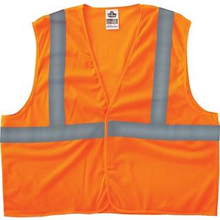 Ergodyne Unisex-H+L Klasse 2 Super?konomi Mesh Vest H L Orange 4X-Large-5x-Large USA