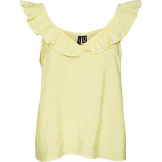 Queeny Frill Top, Goldfinch, M