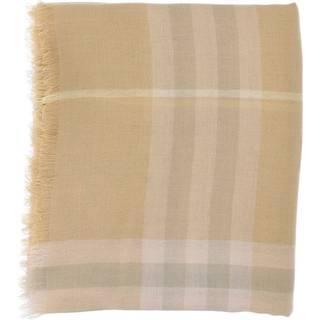 Burberry Burberry Check wool scarf - beige - One Size