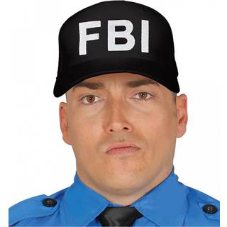 F.B.I. Kappe schwarz